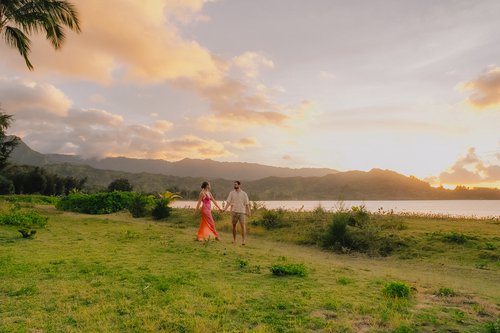 Kauai photoshoot at Hanalei Bay Beach