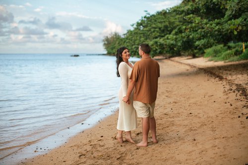 Kauai photoshoot at Anini Beach