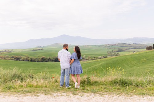 Tuscany photoshoot at Pienza
