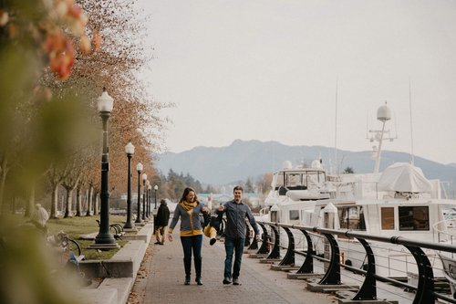 Vancouver photoshoot at Coal Harbour