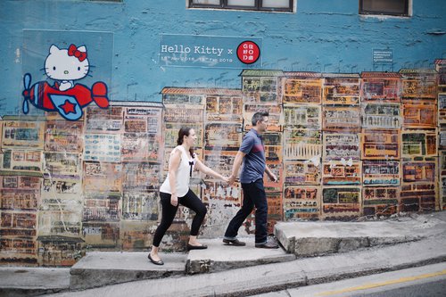 Hong Kong photoshoot at Sheung Wan & Hollywood Road