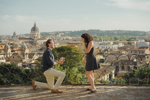 Rome photoshoot at Trinità dei Monti, the Pincio & Villa Borghese