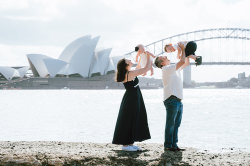 Sydney photoshoot at Mrs Macquarie's Chair