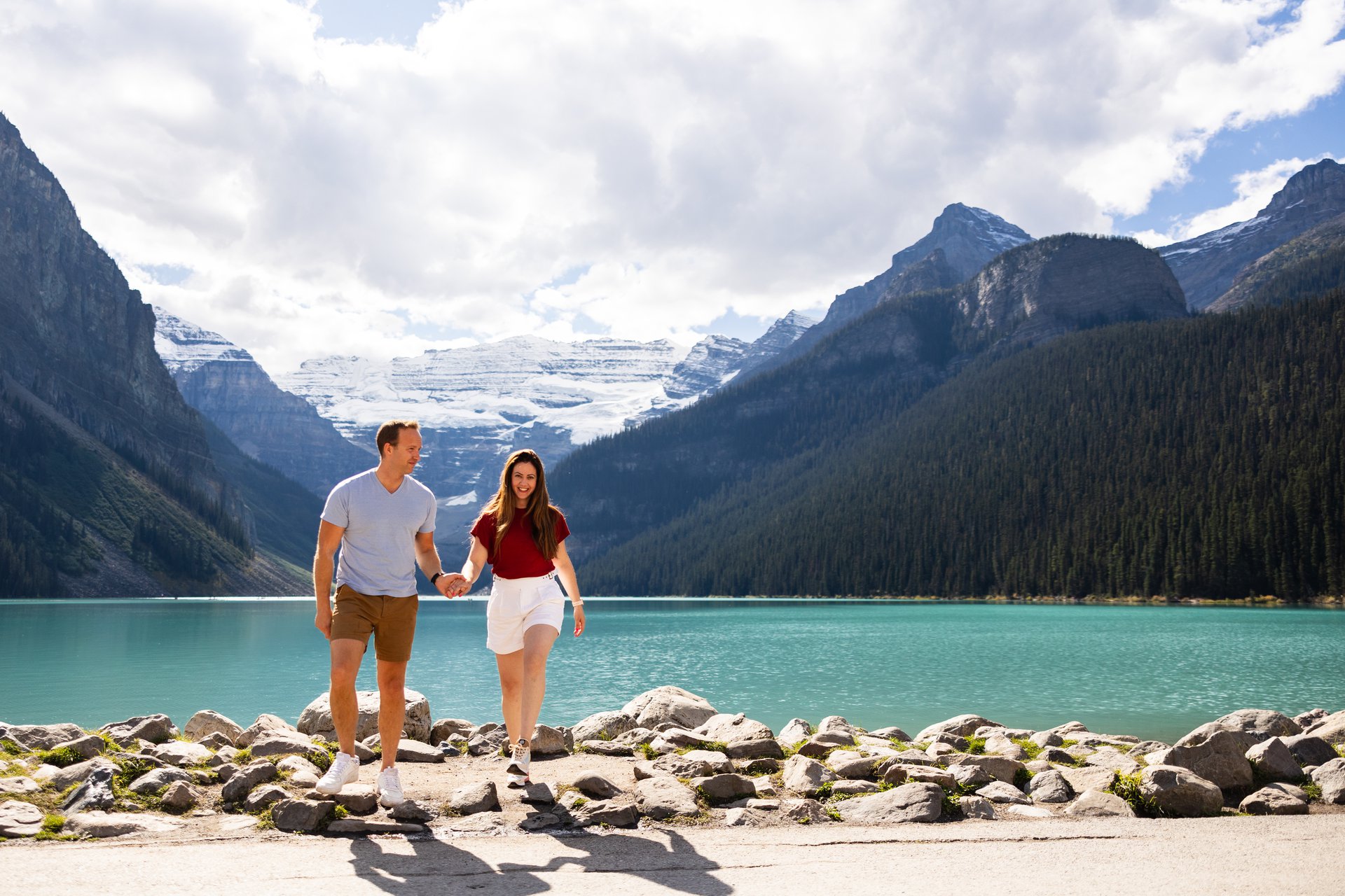 Fairmont Chateau Lake Louise, Lake Louise Photographer Flytographer