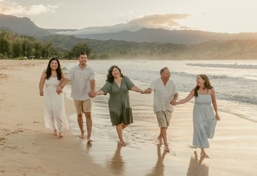 Kauai photoshoot at Moloa'a Bay