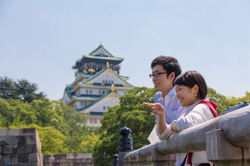 Osaka photoshoot at Osaka Castle
