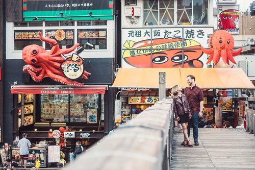 Osaka photoshoot at Namba