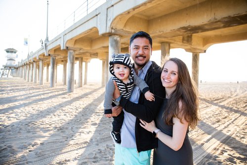 Huntington Beach photoshoot at Huntington Beach Pier