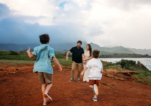 Kauai photoshoot at Maha'Ulepu Beach, South Shore