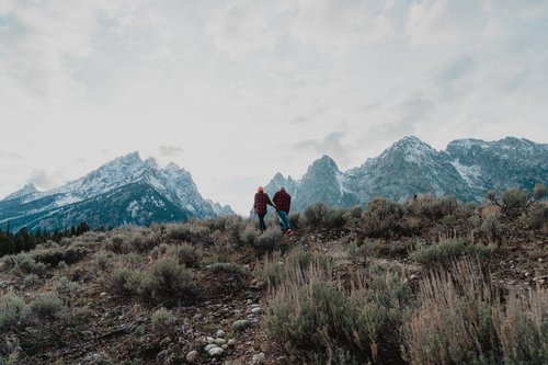 Jackson Hole photoshoot at Inner Park Road