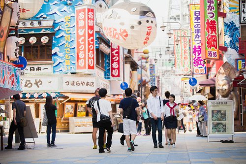 Osaka photoshoot at Shinsekai