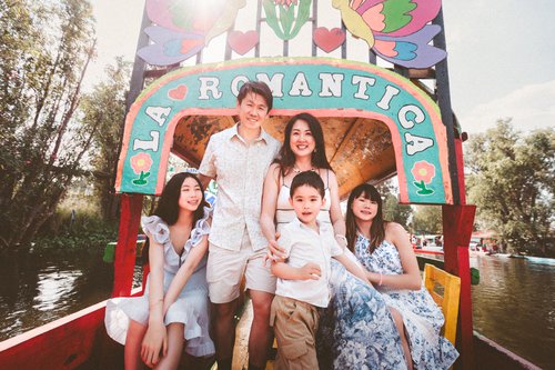 Mexico City photoshoot at Xochimilco