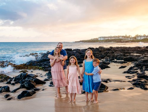 Kauai photoshoot at Shipwreck Beach
