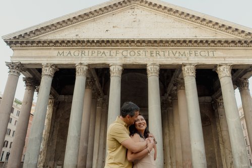 Rome photoshoot at The Pantheon & Streets of Rome