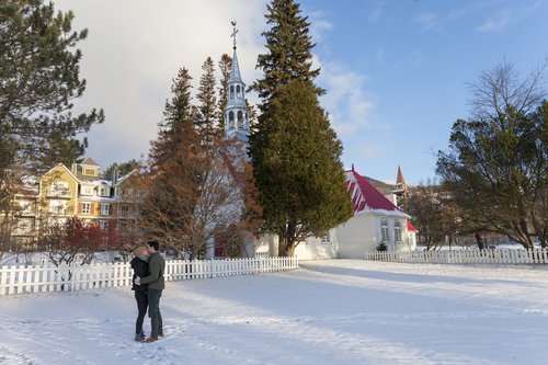 Mont-Tremblant photoshoot at Mont Tremblant Village