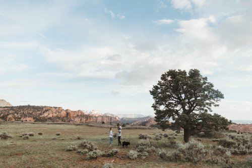 Zion National Park photoshoot at Kolob Terrace
