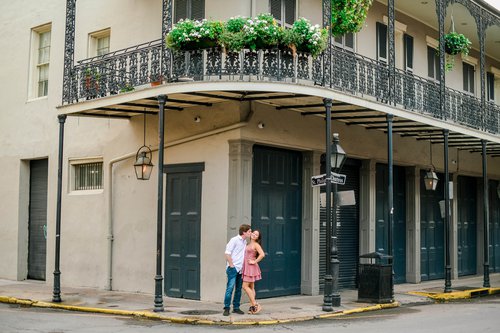 New Orleans photoshoot at Jackson Square