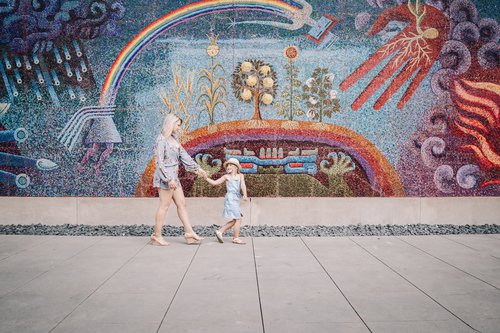 Dallas photoshoot at Klyde Warren Park