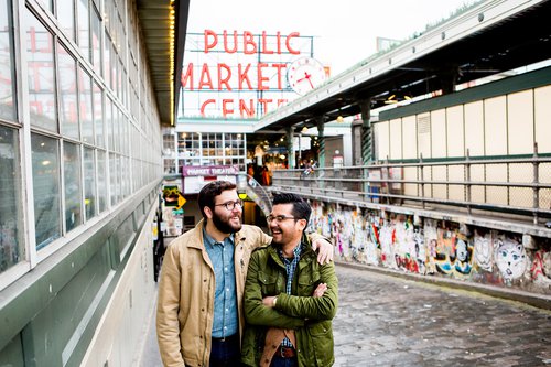 Seattle photoshoot at Pike Place Market