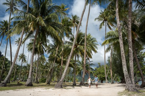 Moorea photoshoot at Ta'ahiamanu Beach