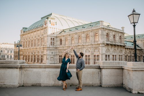 Vienna photoshoot at Vienna State Opera