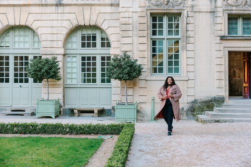 Paris solo trip photoshoot at Le Marais