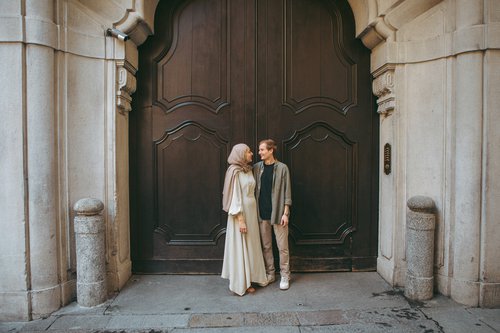 Milan photoshoot at Brera District   