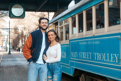 Memphis photoshoot at Downtown Memphis