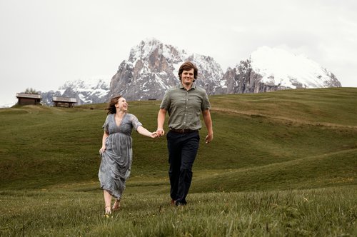 The Dolomites photoshoot at Alpe Di Siusi (Castelrotto)