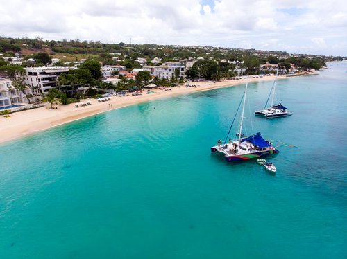 Barbados photoshoot at Paynes Bay