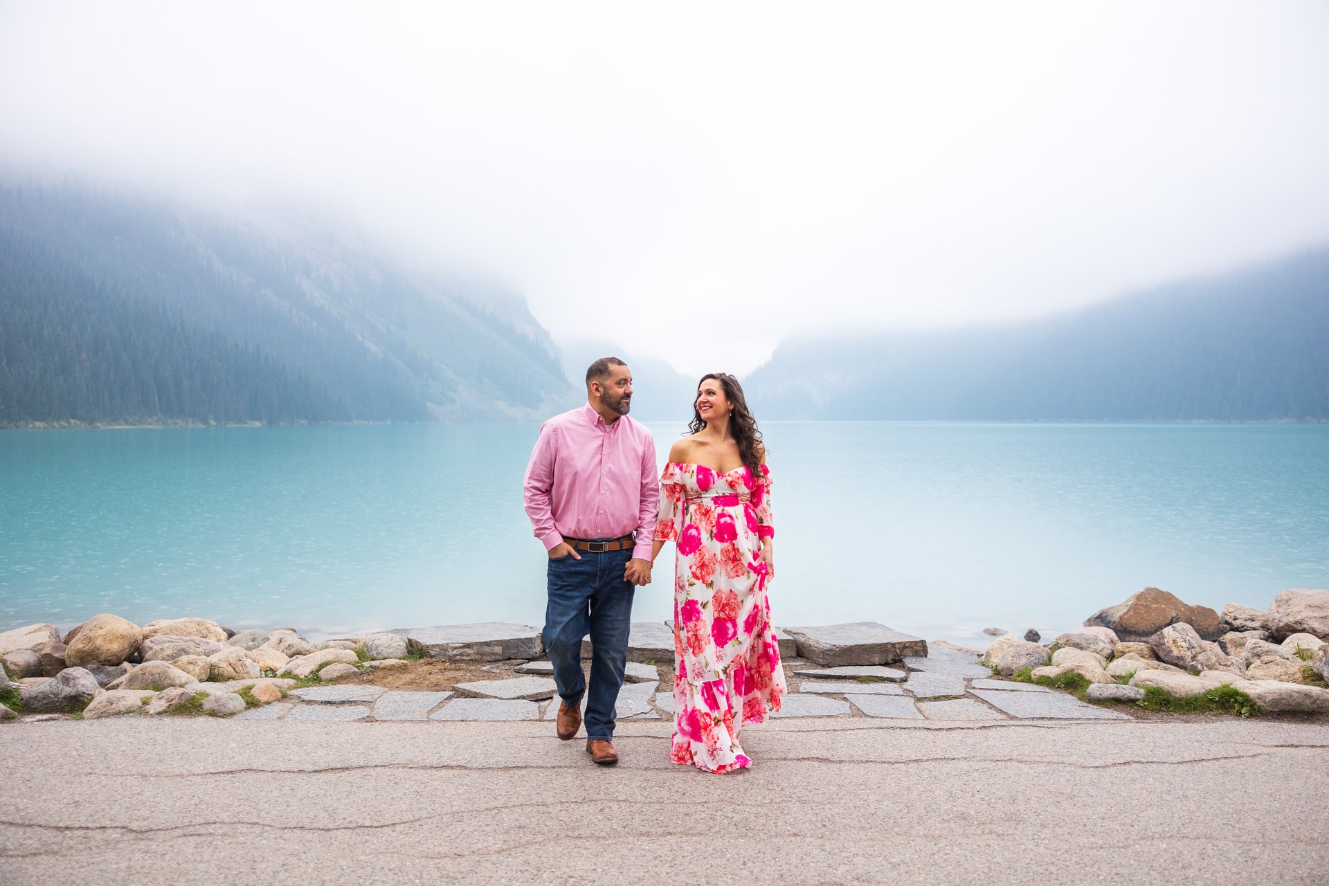 Fairmont Chateau Lake Louise, Lake Louise Photographer Flytographer